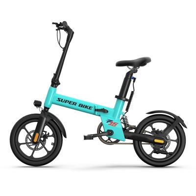 China Aluminum alloy factory supply foldable fat tire electric bike small size 16 inch folding electric bicycle on hot sale from Angelol company for sale