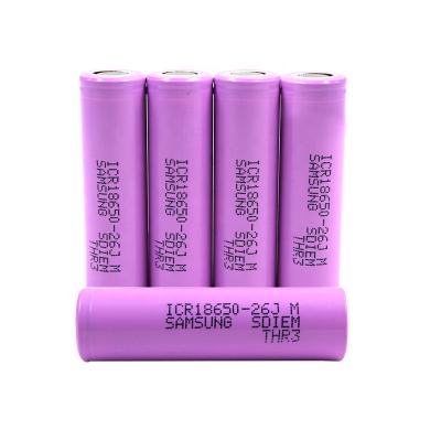 China New toy comping! Original 18650 26F 2600mAh 3.7V Li-ion Battery ICR 18650 26F 2600mAh Li-ion Battery Cell Use For Flash Light for sale