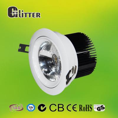 China Recessed COB LED Downlight 15W Heat Dissipation For Shopping Mall for sale