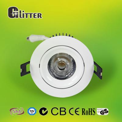 China 2800Lm Round LED Down Light Fixtures , Home COB Dimmable LED Down Light for sale