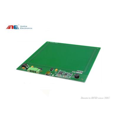 China Reader antenna all in one 13.56 MHz ISO15693 HF PCB board RFID reader with USB or RS232 rfid module for sale