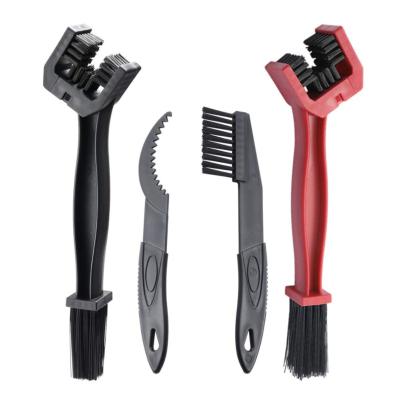 China High Strength Cycling Bikes Motorcycles 4 Pcs Bike Cleaning Brush Tool Bike Chain Brush for sale