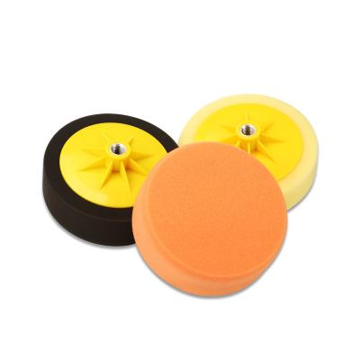 China Car Beauty Sponge Polishing Pad Waxing Pad 6inch For Car Repair for sale