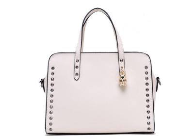 China Tempered hardware Fashion ladies white handbags for shoulder or crossbody wear for sale