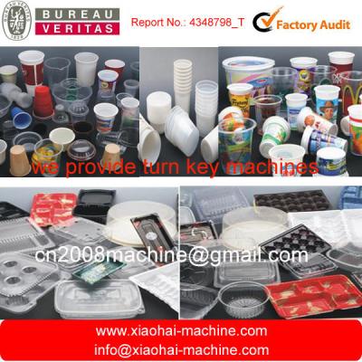 China Full Automatic Plastic Thermoforming Machine For Make Drinking Cup , Container for sale