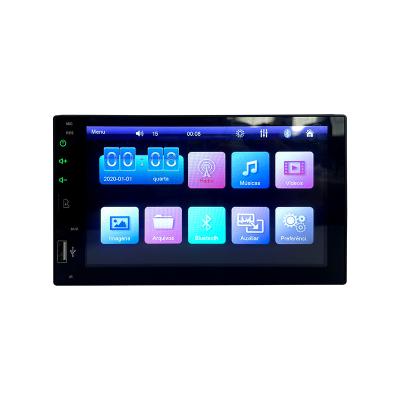 China Universal Dual Din Stereo 7 Inch 2din Touch Screen Player Autoradio Support Rear View Camera Car Stereo Autoradio for sale