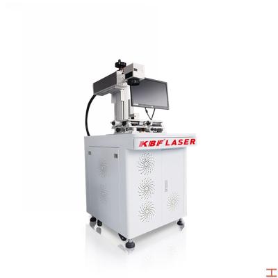 China Air Cooled Metal Clock Watch Glasses Frame KBF Fiber CO2 Laser Marking Machine for sale