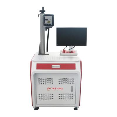 China 3D 20W 30W 100W Air Cooled Metal Non-metal Fiber Plastic Glass Ceramic UV Laser Marking Machine / 3D Fiber Laser Marking Machine 50W for sale