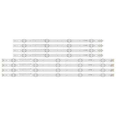 China Residential LED for 49inch TV backlight strip LGE_WICOP_49inch_UHD_REV06_A_B150 for LG 49LH5700 49UF6400-CA TV 4 pairs 9 leds 994mm for sale