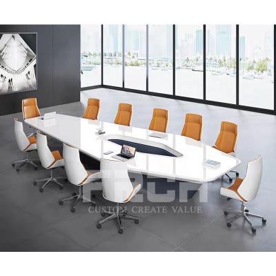 China Customized high quality modern large size conference table office desk meeting conference table and chairs for sale