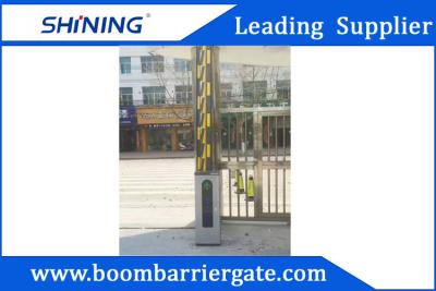 China 890mm Height  2 Fence Arm Security Parking Lot Barrier Gate With Push Button for sale