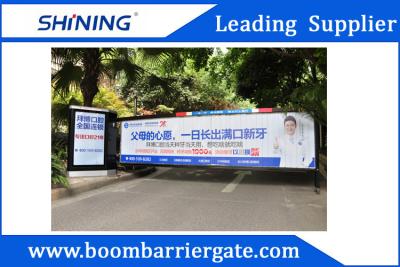 China CE Approved Automatic Aluminum Metal Advertising Barriers With Pressure Sensor for sale