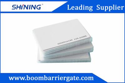 China 0.86mm 13.56 MHz Smart PVC RFID Card For Electronic Toll Collection Management for sale