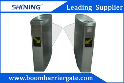 China Pedestrian Access Flap Barrier Gate With Time Attendance Management Applications for sale