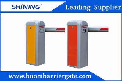 China Yellow/Red Boom Automatic Lane Barrier For Parking Entrance With Manual Button for sale