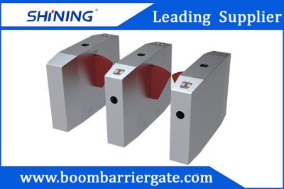 China Waist Height Flap Barrier Gate , Turnstile Access Control With Bar Code Scanner for sale