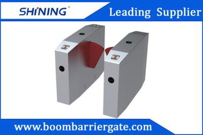 China Fingerprint Reader Stainless Steel Flap Barrier Gate For Building Management for sale