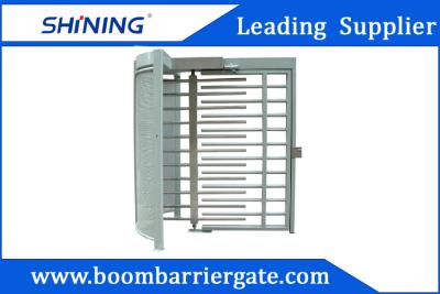 China Indoor / Outdoor Steel Full Height Turnstile With Fingerprint Access Control for sale