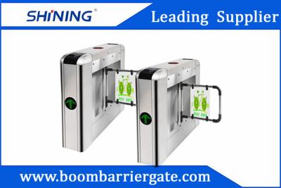 China 30 Persons / Min Steel Swing Barrier Gate , Smart Subway Turnstile Gate for sale