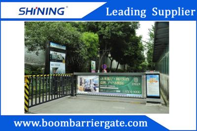 China Remote Control  Car Parking Advertising Barriers , Road Security Barrier Gate for sale