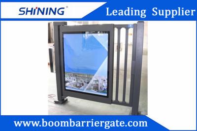 China Aluminum Alloy Metal Automatic Swing Gate Door With Adjustable Led Scrips for sale