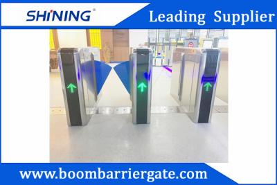 China Office Flap Turnstile Barrier Gate , Intelligent Fingerprint Access Control   for sale