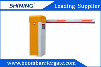 China Yellow Intelligent Entrance Electronic Boom Barrier / Arm Barrier Gate for sale