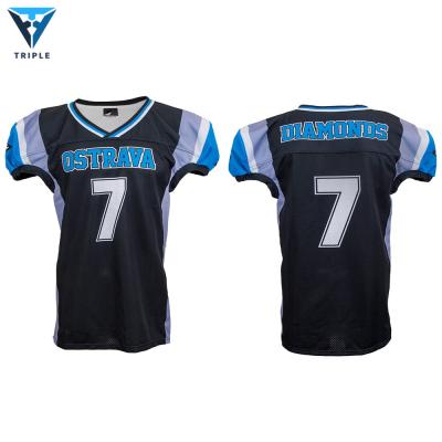 China 2021 Breathable Hot Selling Stitched Custom American Football Jersey Factory Wholesale Sublimated Uniforms for sale