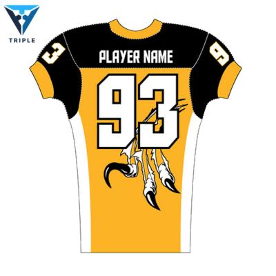 China Breathable Wholesale Team American Football Tank Tops Factory Real Custom Game Practice Game Uniforms for sale