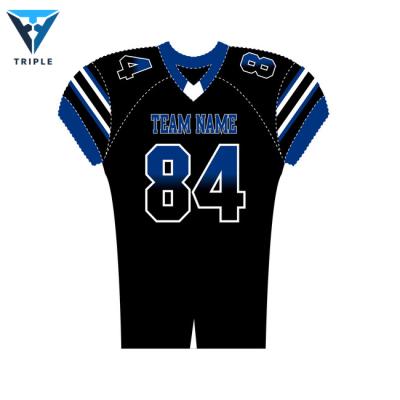 China New Design Breathable American Football Uniform Custom Sublimated OEM American Football Jersey for sale