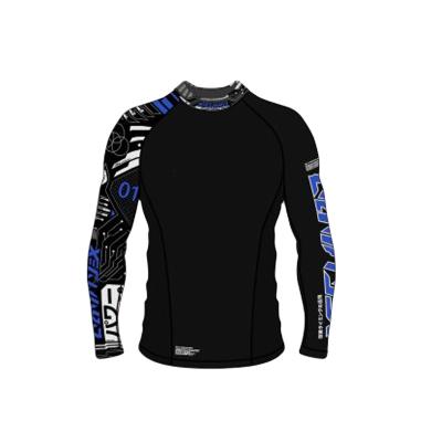 China Wholesale Durable Men's Compression Shirt Quick-Drying Fitness Muttahida Majlis-e-Amal Rash Guard for sale