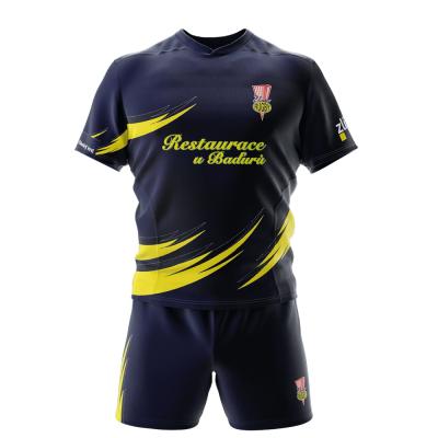 China Brand New Breathable Sublimation Customized Men's Rugby Apparel High Quality Environmental Friendly Rugby Apparel Uniforms for sale