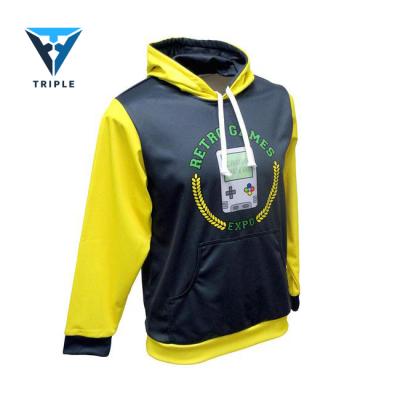 China Custom QUICK DRY Oversized Long Sleeve Pullover Hoodie Wholesale OEM Sublimation Hoodie 3D Printing Polyester Hoodie for sale