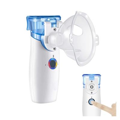 China For commercial & Medical Portable Handheld Adults Mini Mesh Nebulizer Home Use Steam Inhaler Humidifier Machine Atomizer Kids CE Certification for sale