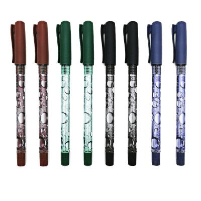 China Normal Custom pattern PIANO PT-1153-B fashion design free sample 1.0mm super smooth writing fine tip soft ink pen for sale