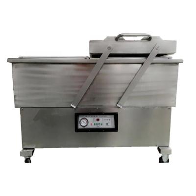 China New Condition Food Double Chamber Vacuum Packing Machine Sealer Supermarket Packing Machine For Food for sale