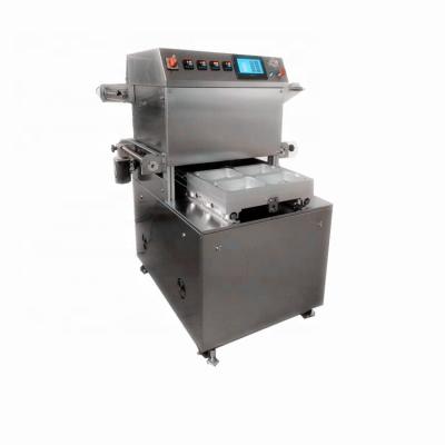 China Automatic Modified Food Atmosphere Card Tray Sealer Vacuum Packing Machine For Meat Vegetables for sale