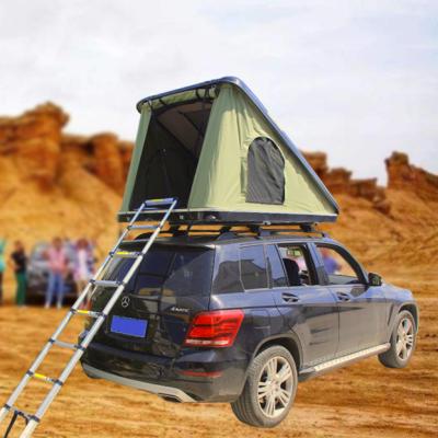 China Straight Bracing Type Geertop Aluminum Hardshell Car Roof Top Camping Outdoor Offroad Tent for sale