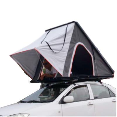 China Trigone / V-type ground newcomer full style GeerTop nail shell aluminum diagonal hard shell roof top tents for sale