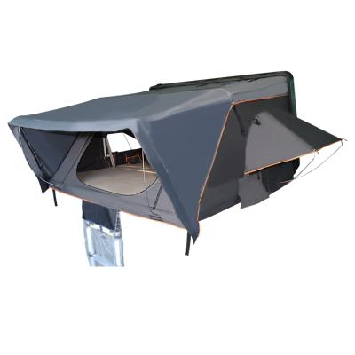 China Extended Type ABS Hard Shell Folding Style Roof Top Awning For Outdoor CAR Camping for sale