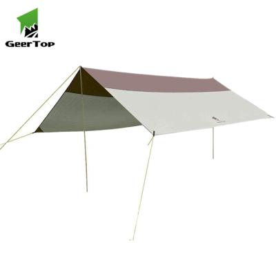 China Geertop Modern Outdoor Camping Rain Fly Tent Hammock Tarp Beach Sun Shade Shelter for sale