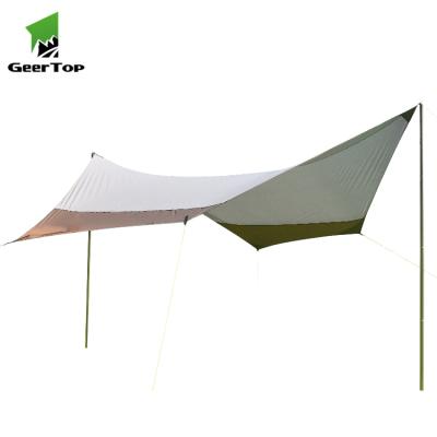 China Modern Hot Sale Geertop Tent Hammock Tent Shade Canopy Car Tarp Foldable Camping Sun Shelter for sale