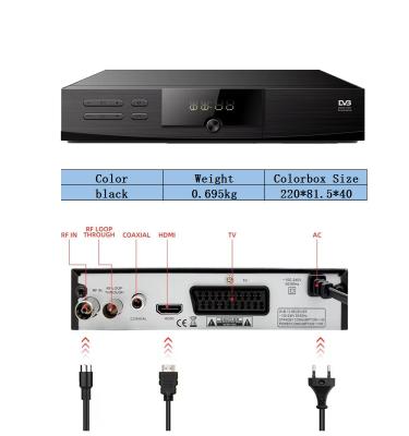 China ODM/OEM manufacturers 2022wholesale ac dc dtmb 1080p H.265 set top box digital receiver dvb t2 for sale