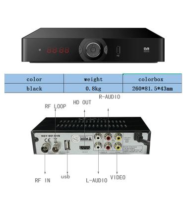 China ODM/OEM Hot Sale FTA H.264 HD Digital Receiver Support YoutubeTDT DVB T2 for sale