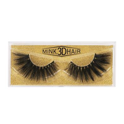 China 25-30 Times Free Sample 100% Prime 3d 16mm Mink Eyelash 3d Package Box Lashes Mink Wispies for sale