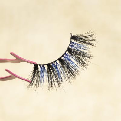 China 25-30 Mm Real 3d Mink Mink Eyelashes Extensions Color Eyelashes From 100% 24 Color Times for sale