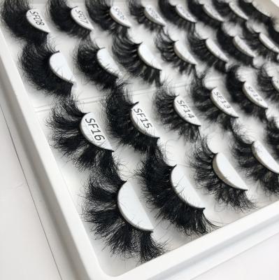 China 25-30 Real Mink Eyelash 25mm Mink Eyelash Times 3d Silk Eyelash Extensions Mink Silk Eyelashes Cruelty Free Seller for sale