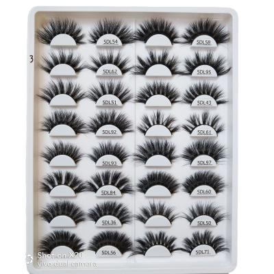 China 15-20Times 25mm Mink Eyelash Bulk Lasheswholesale Vendor Fluffy In By Faux Siberian Mink Eyelash Super Soft Thin Strip Fur Shoft Row for sale