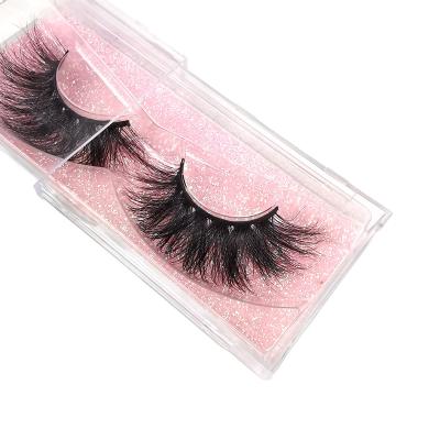 China 15-20Times Lashes Custom Packaging Colorful Thick Fluffy Curly Super Wholesale Seller Logo Box 22mm 5d Mink Eyelash Strips Wholesale Bulk for sale