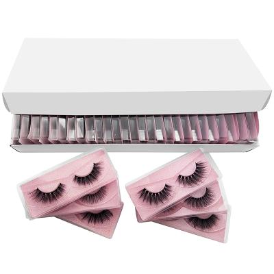 China 25-30 Fake Mink Eyelashes Lash Box Bulk Free Samples 3d False Mink Eyelashes Lash Vendor 3d for sale